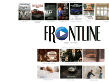 Tablet Screenshot of frontlineadvertising.com